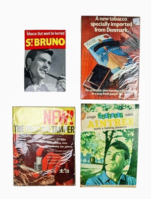 Lot 212 - TOBACCIANA - MIXED SELECTION OF FOUR ADVERTISING SHOWCARDS