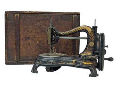 Lot 240 - JONES' SEWING MACHINE CO LTD, MANCHESTER - VICTORIAN 19TH CENTURY SEWING MACHINE