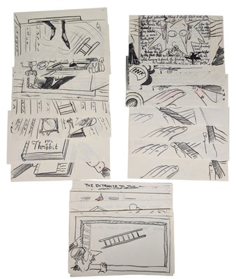 Lot 27 - RICHARD BAZLEY (B.1962) - 'EDWIN CARP' - SCENE SKETCHES