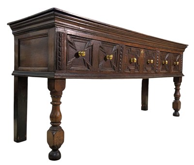 Lot 256 - JACOBEAN 17TH CENTURY OAK WOOD SIDEBOARD DRESSER BASE