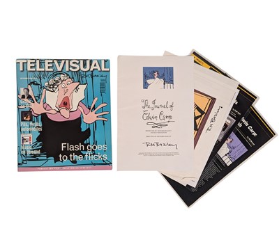 Lot 42 - RICHARD BAZLEY (B.1962) - 'EDWIN CARP' - SIGNED TELEVISUAL MAGAZINE