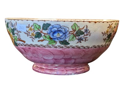 Lot 68 - MALING, ENGLAND - VINTAGE 1950S MID CENTURY CENTREPIECE FRUIT BOWL