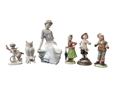 Lot 64 - COLLECTION OF 20TH CENTURY VINTAGE PORCELAIN FIGURES
