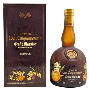 Lot 193 - GRAND MARNIER CUVEE SPECIALE CENT CINQUANTENAIRE 150 LIQUEUR BOTTLE IN BOX