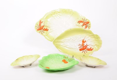 Lot 36 - CARLTON WARE - COLLECTION OF LOBSTER DISHES