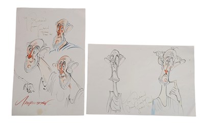 Lot 58 - HERCULES - REFERENCE DRAWINGS FOR BAZLEY BY GERALD SCARFE