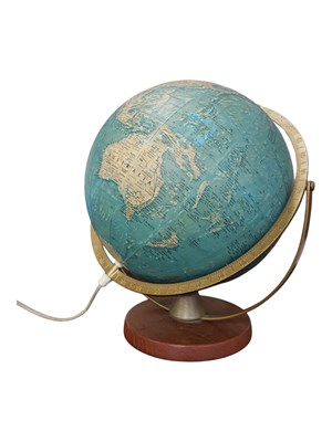 Lot 264 - 1970'S DANISH ORIGINAL VINTAGE SCAN-GLOBE TERRESTRIAL DESKTOP GLOBE