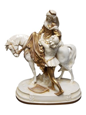 Lot 90 - 1930S SCHEIBE-ALSBACH PORCELAIN FIGURE GROUP