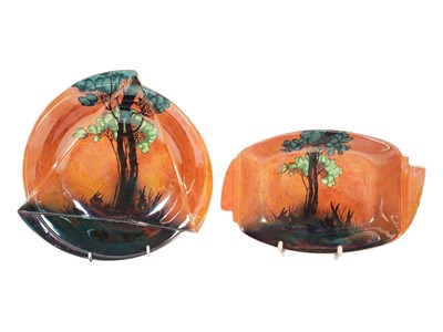 Lot 75 - CARLTON WARE - TWO EARLY 20TH CENTURY 1930S ART DECO CERAMIC BOWLS