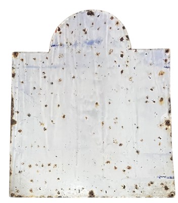 Lot 100 - SAFETY FIRST - EARLY TO MID CENTURY PORCELAIN ENAMEL SIGN