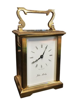 Lot 265 - 20TH CENTURY VINTAGE JOHN MORLEY CARRIAGE CLOCK