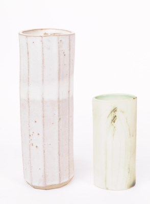 Lot 43 - CARN POTTERY - TROIKA MANNER CORNISH ART POTTERY VASES
