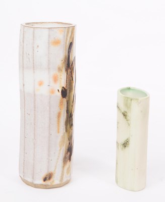 Lot 43 - CARN POTTERY - TROIKA MANNER CORNISH ART POTTERY VASES