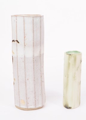 Lot 43 - CARN POTTERY - TROIKA MANNER CORNISH ART POTTERY VASES