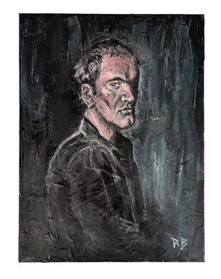 Lot 61 - RICHARD BAZLEY (B.1962) - 'TARANTINO' - ORIGINAL ACRYLIC PAINTING