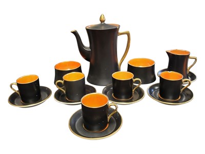 Lot 81 - CARLTON WARE - EARLY 20TH CENTURY ART DECO COFFEE SERVICE