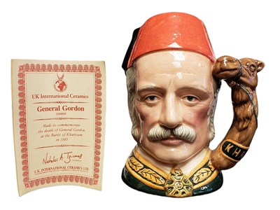Lot 87 - ROYAL DOULTON - 1990 GENERAL GORDON LIMITED EDITION TOBY FIGURE
