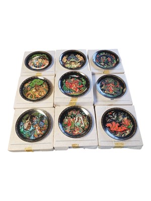 Lot 94 - COLLECTION OF 1990 BRADFORD EXCHANGE RUSSIAN LEGENDS COLLECTORS PLATES