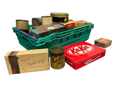 Lot 243 - TINS & PACKAGING - SELECTION OF ADVERTISING