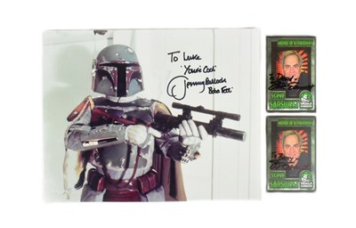 Lot 166 - STAR WARS - JEREMY BULLOCH SIGNED 8X10" COLOUR PHOTO