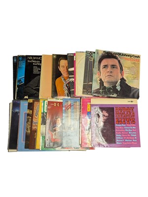 Lot 406 - COLLECTION OF ROCK JAZZ & COUNTRY VINYL RECORDS