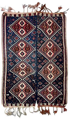 Lot 507 - 20TH CENTURY TURKISH KILIM HAND WOVEN FLOOR CARPET RUG