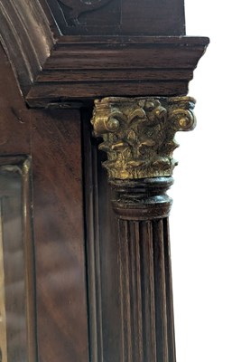 Lot 258 - THOMAS NEVITT OF BRISTOL - 18TH CENTURY MAHOGANY CASED & MOON FACE LONG CASE CLOCK