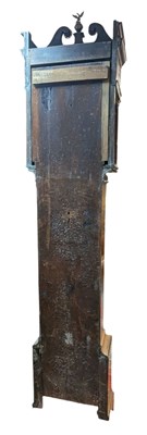 Lot 258 - THOMAS NEVITT OF BRISTOL - 18TH CENTURY MAHOGANY CASED & MOON FACE LONG CASE CLOCK