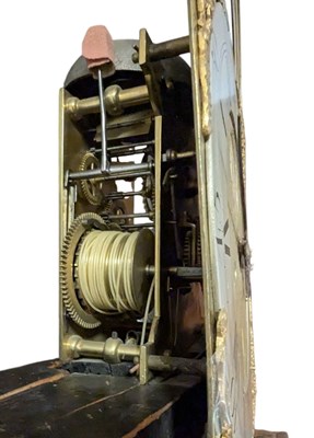 Lot 258 - THOMAS NEVITT OF BRISTOL - 18TH CENTURY MAHOGANY CASED & MOON FACE LONG CASE CLOCK