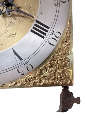 Lot 258 - THOMAS NEVITT OF BRISTOL - 18TH CENTURY MAHOGANY CASED & MOON FACE LONG CASE CLOCK