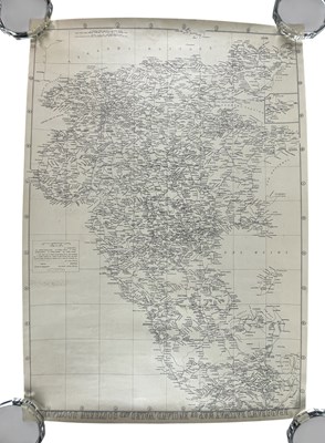 Lot 145 - BRADSHAW'S RAILWAY MAP OF ENGLAND, WALES & SOUTHERN SCOTLAND
