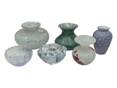 Lot 109 - COLLECTION OF VINTAGE STUDIO ART GLASS - INC MDINA, ORREFORS