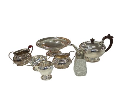 Lot 280 - COLLECTION OF VINTAGE 20TH CENTURY SILVER PLATE TEA SERVICE
