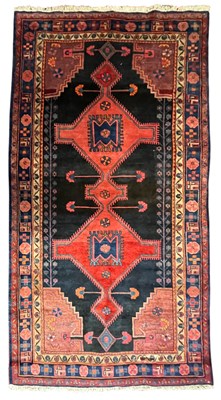 Lot 561 - 20TH CENTURY NORTH WEST IRANIAN NAHAVAND WOOL FLOOR CARPET RUG