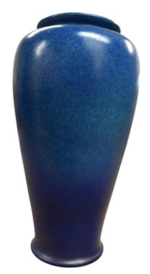 Lot 31 - ROYAL LANCASTRIAN - VINTAGE TAPERING BLUE VASE