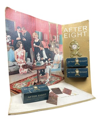 Lot 237 - AFTER EIGHT - MID CENTURY LARGE SHOP DISPLAY SHOWCARD