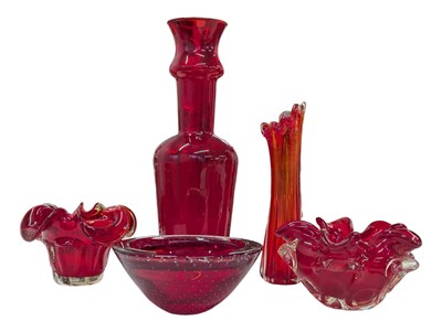 Lot 104 - MURANO, ITALY - COLLECTION OF VINTAGE 20TH CENTURY STUDIO ART GLASS