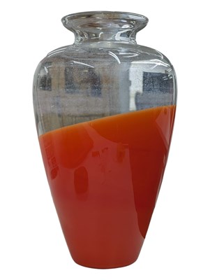 Lot 106 - EFFETRE MURANO - VINTAGE 'UNFINISHED' STUDIO ART GLASS VASE