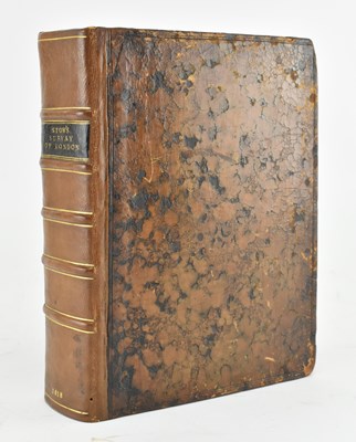 Lot 7 - STOW, JOHN. 1618 THE SURVAY OF LONDON THIRD EDITION