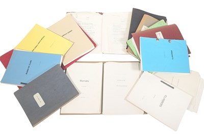 Lot 76 - SID COLIN COLLECTION - ASSORTED SCRIPTS
