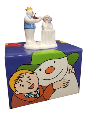 Lot 132 - 2001 COALPORT CHARACTERS - THE SNOWMAN (RAYMOND BRIGGS) - AT THE PARTY FIGURE