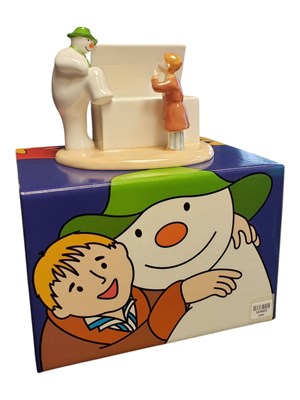 Lot 133 - 2001 COALPORT CHARACTERS - THE SNOWMAN (RAYMOND BRIGGS) - TIME TO COOL DOWN FIGURE