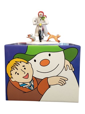 Lot 135 - 2001 COALPORT CHARACTERS - THE SNOWMAN (RAYMOND BRIGGS) - HOLD ON TIGHT FIGURE