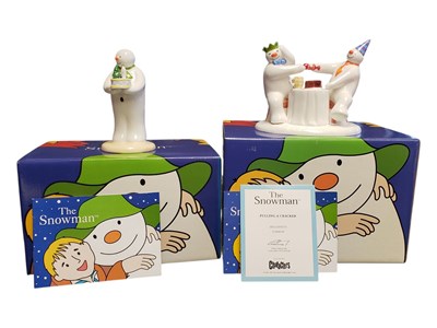 Lot 146 - COALPORT CHARACTERS - THE SNOWMAN (RAYMOND BRIGGS) - TWO FIGURES
