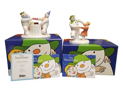 Lot 147 - COALPORT CHARACTERS - THE SNOWMAN (RAYMOND BRIGGS) - TWO FIGURES