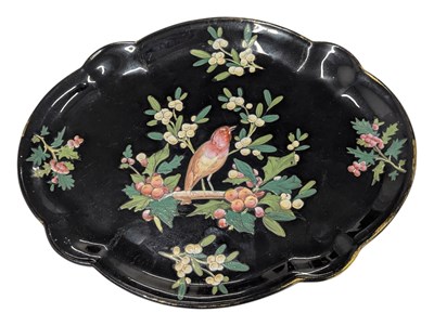 Lot 120 - EARLY 20TH CENTURY HAND PAINTED BIRD DISPLAY PLATE
