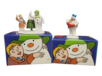 Lot 152 - COALPORT CHARACTERS - THE SNOWMAN (RAYMOND BRIGGS) - TWO FIGURES