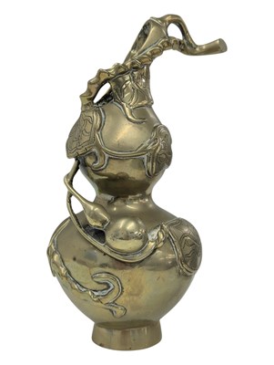 Lot 300 - EARLY 20TH CENTURY BRASS CHINESE VASE