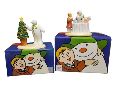 Lot 153 - COALPORT CHARACTERS - THE SNOWMAN (RAYMOND BRIGGS) - TWO FIGURES