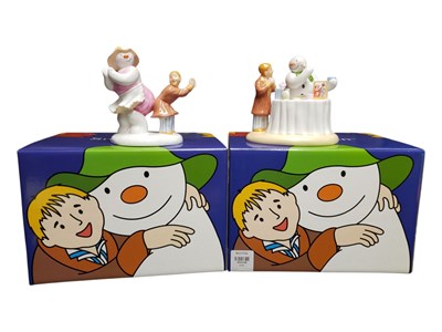 Lot 157 - COALPORT CHARACTERS - THE SNOWMAN (RAYMOND BRIGGS) - TWO FIGURES
